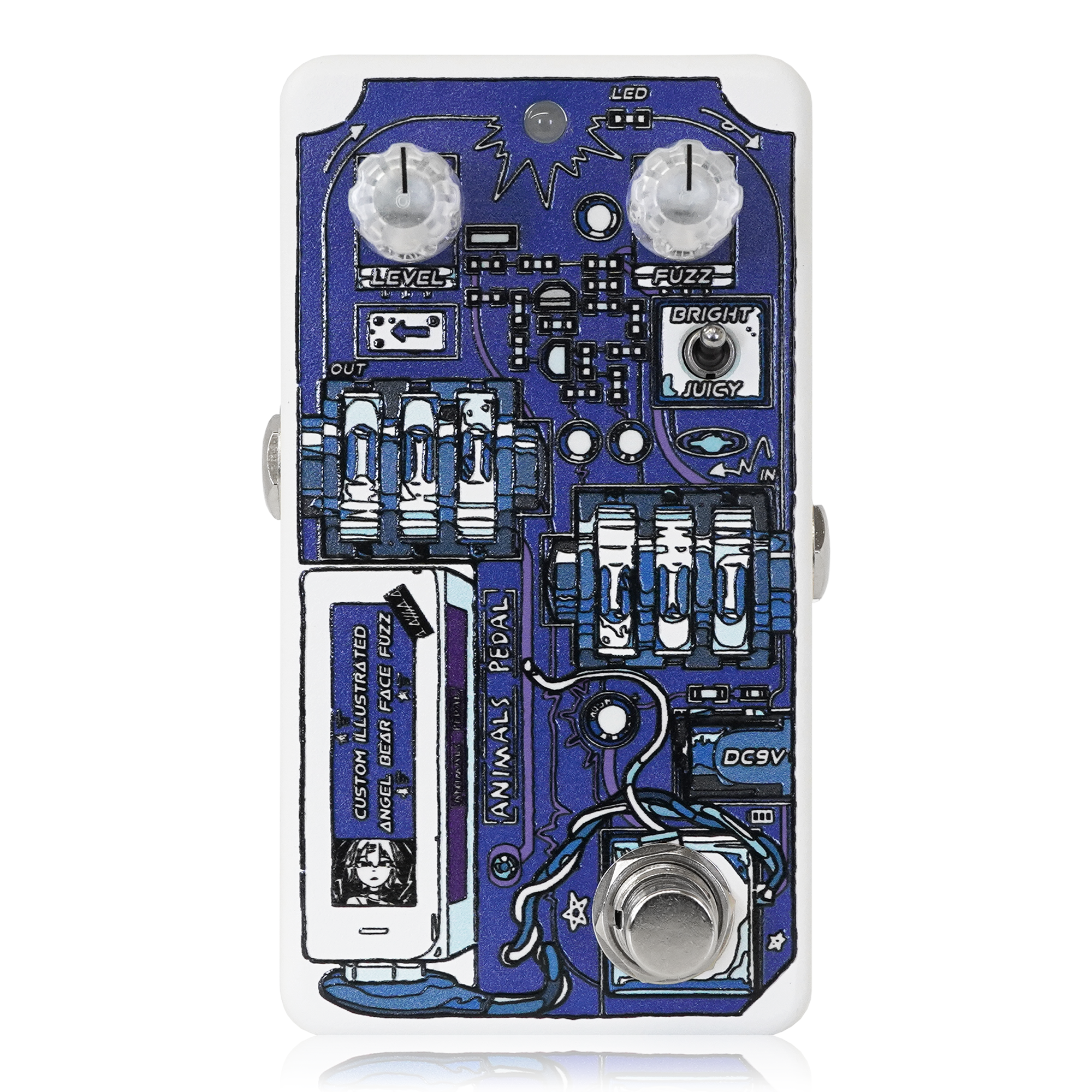 Custom Illustrated / ABFF アカサカハル #06 – Animals Pedal USA