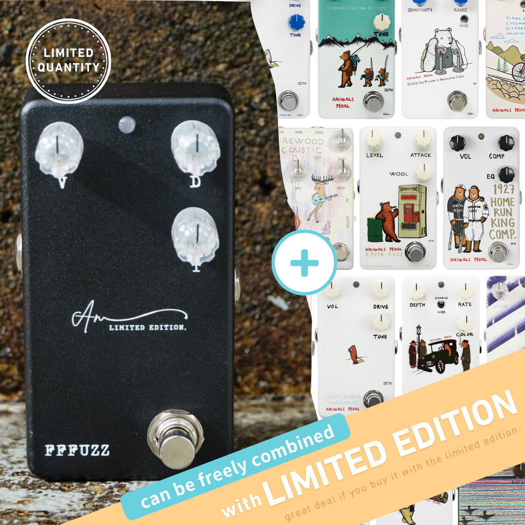 【新品同様】FISHING IS AS FUN AS FUZZ Animals Pedal FISHING IS AS FUN AS FUZZ LIMITED EDITION
