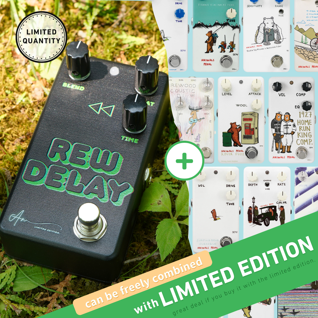 ぐ*ち様 ANIMALS PEDAL Relaxing Walrus Delay Animals Pedal RELAXING WALRUS DELAY LIMITED EDITION
