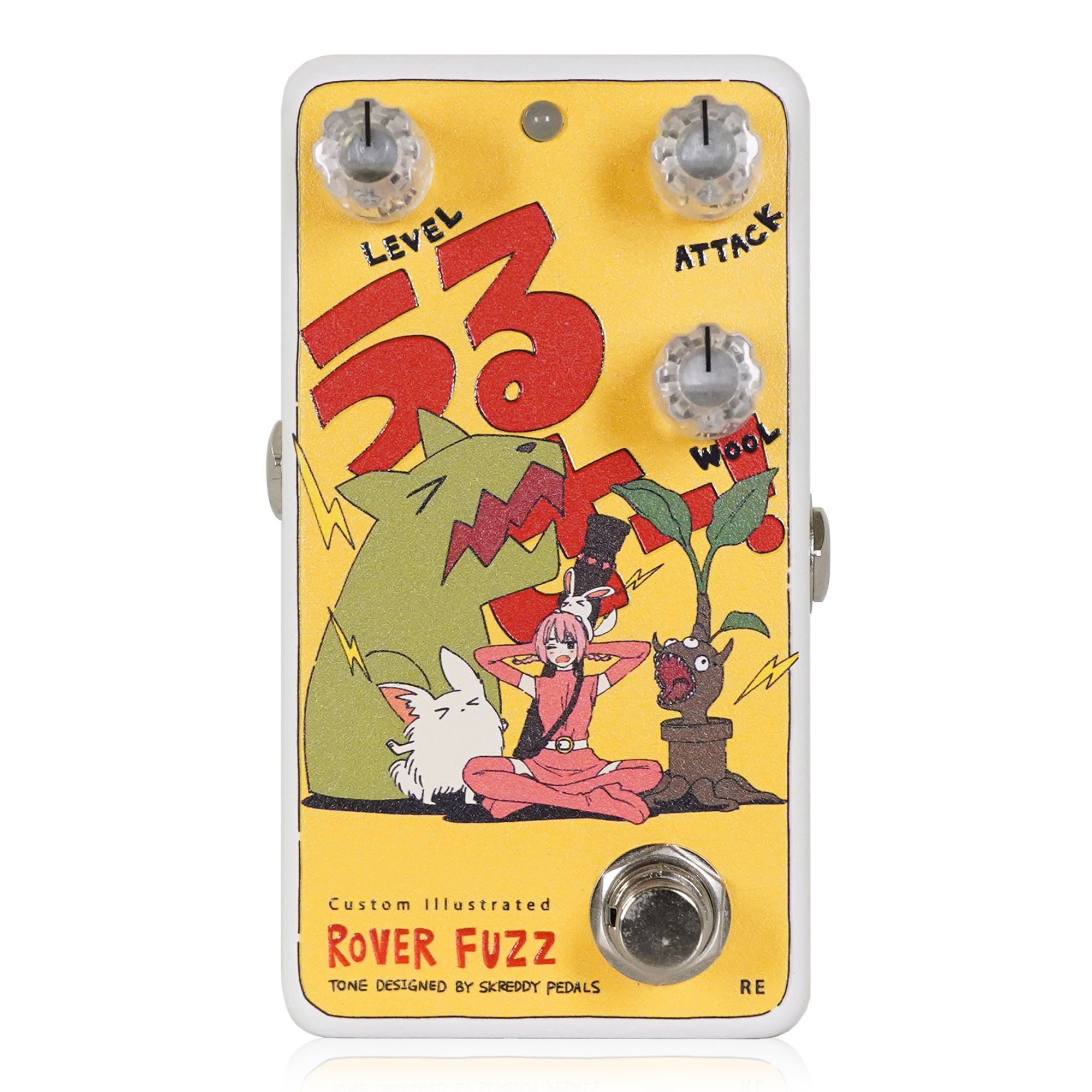 Animals Pedal ROVER FUZZ うるせー! Custom Illustrated / RF coalowl うるせー! reprint edition