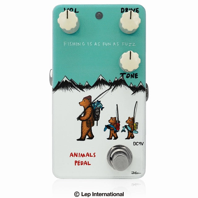 最落無し! Animals Pedal　FISHING IS AS FUN AS FUZZ　/ a45540　シビルウォー期のビッグマフを基本に開発したファズペダル　1円