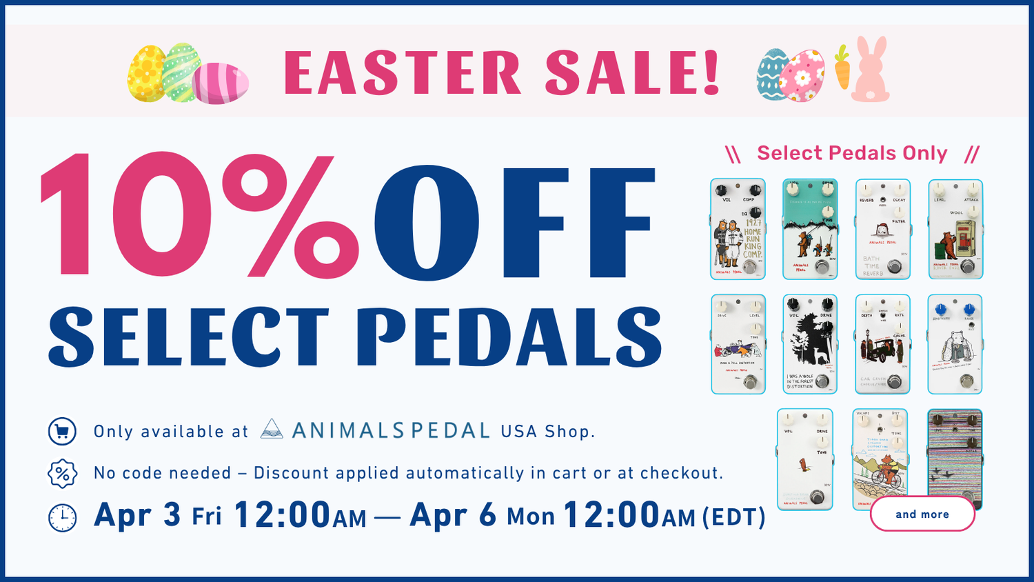 Easter Sale 10%OFF!