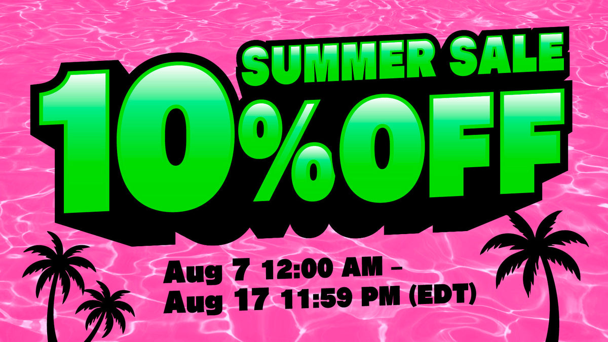 SUMMER SALE 10%OFF !