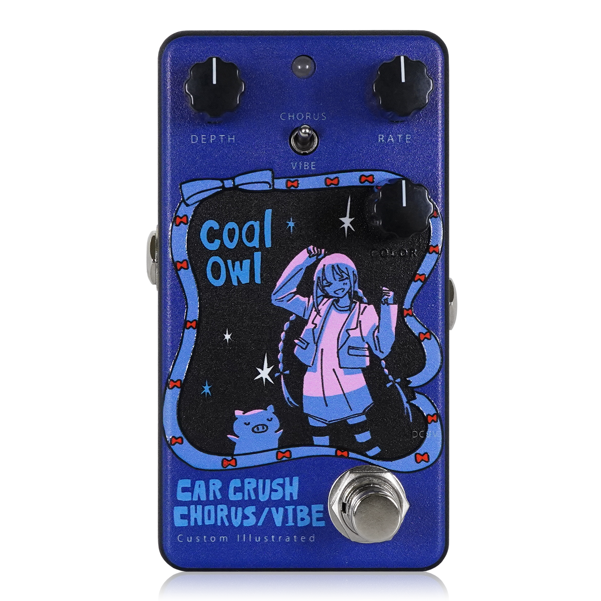 ギター Animals Pedal  Car Crush Chorus/Vibe Custom Illustrated / CCV coalowl #01 – Animals Pedal USA