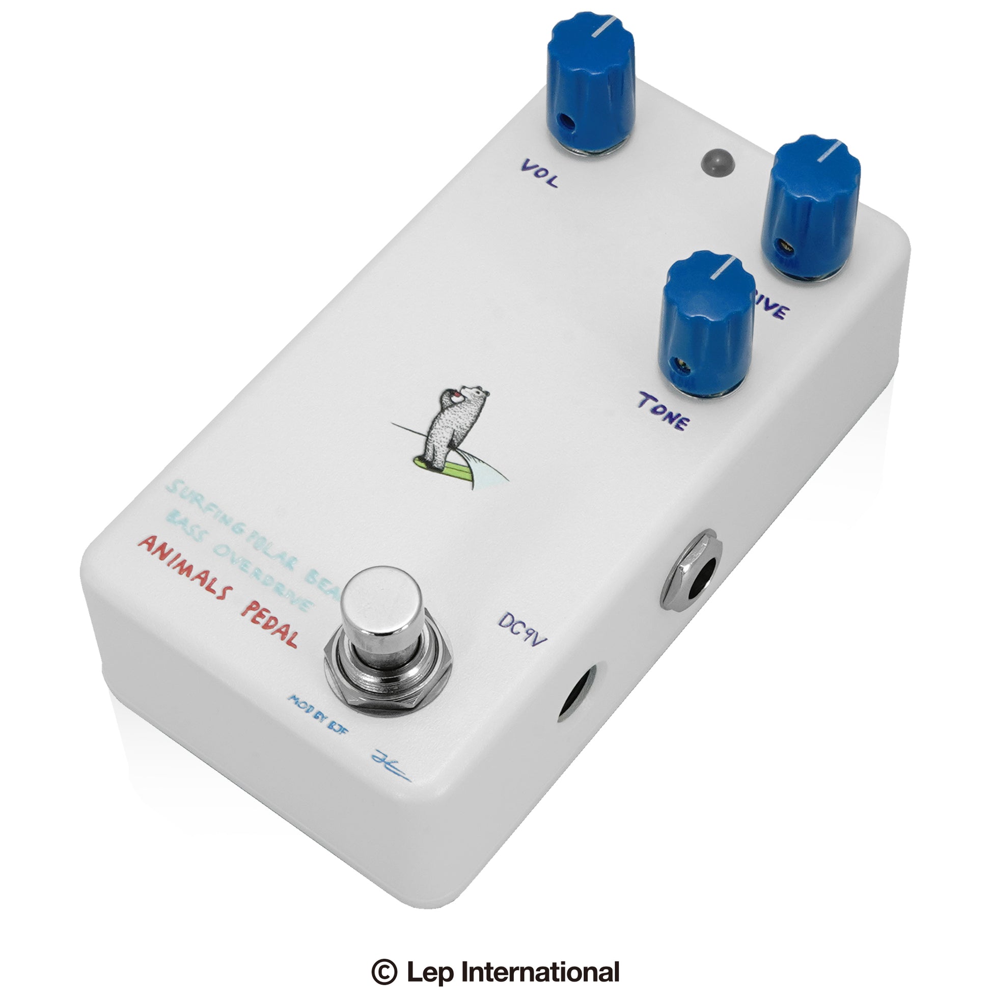 bjf pedals Animals Pedal SURFING POLAR BEAR BASS OVERDRIVE MOD BY BJF