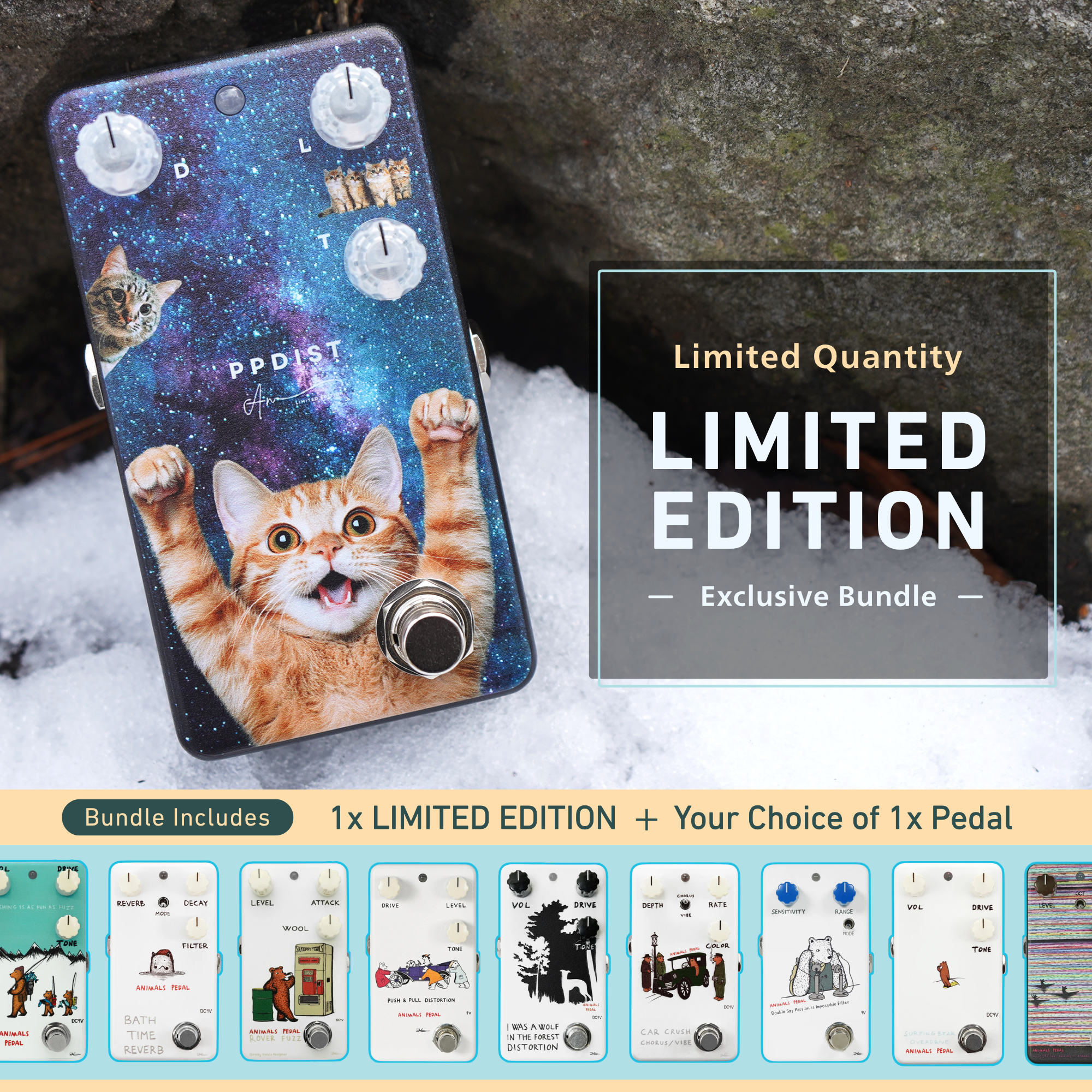 Animals Pedal PUSH & PULL DISTORTION LIMITED EDITION C – Animals