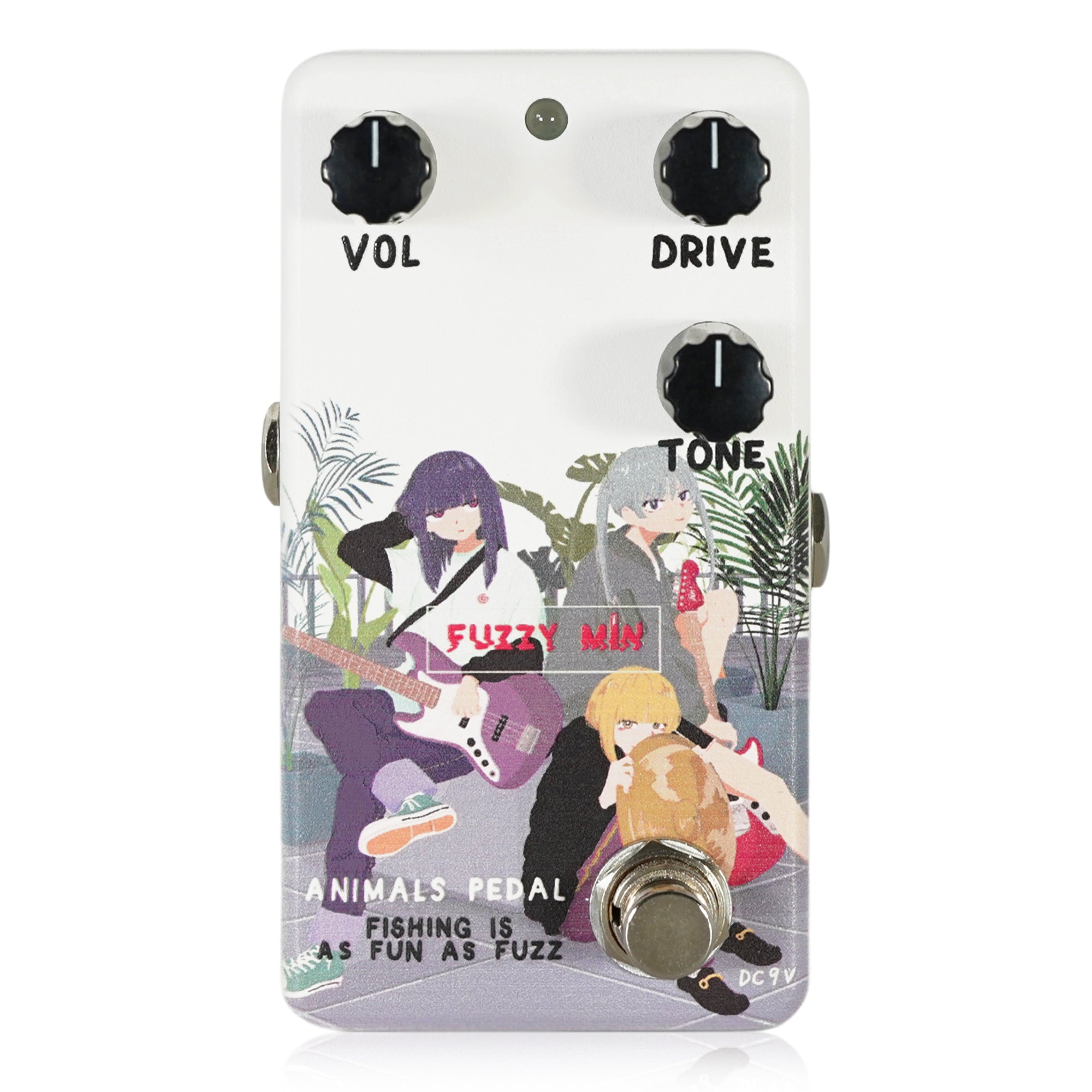 Animals Pedal Custom Illustrated 049 FISHING IS AS FUN AS FUZZ by ぶん 